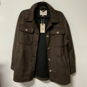 SUNSET SUEDED TEXTURE BLAZER